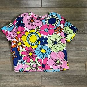 Zara floral t-shirt